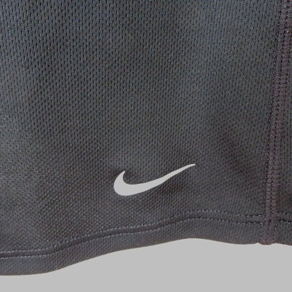 Nike Womens Small Black Mesh Accent Short Sleeve Athletic T Shirt Top Dri Fit - Picture 3 of 9